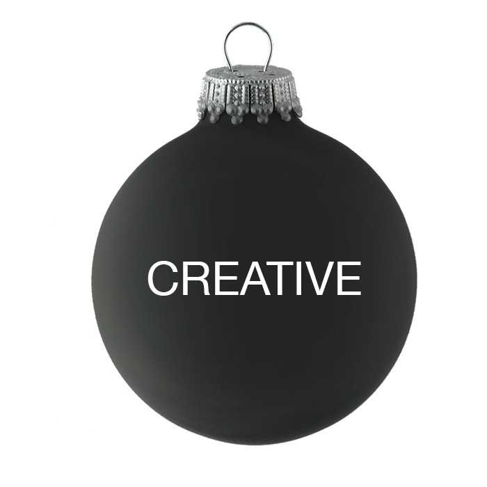 Christmas ornaments-Black-CREATIVE