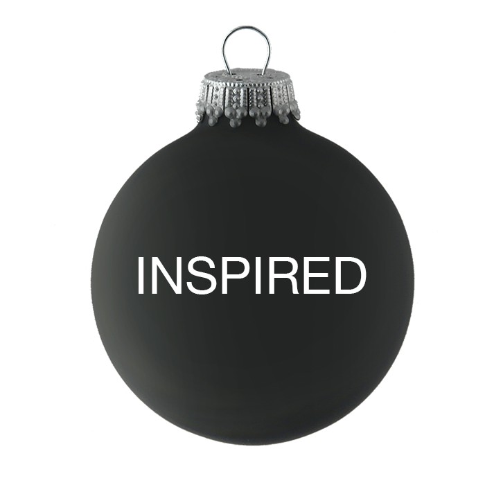 Christmas ornaments-Black-INSPIRED