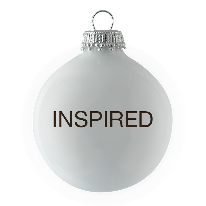 Christmas ornaments-White-INSPIRED