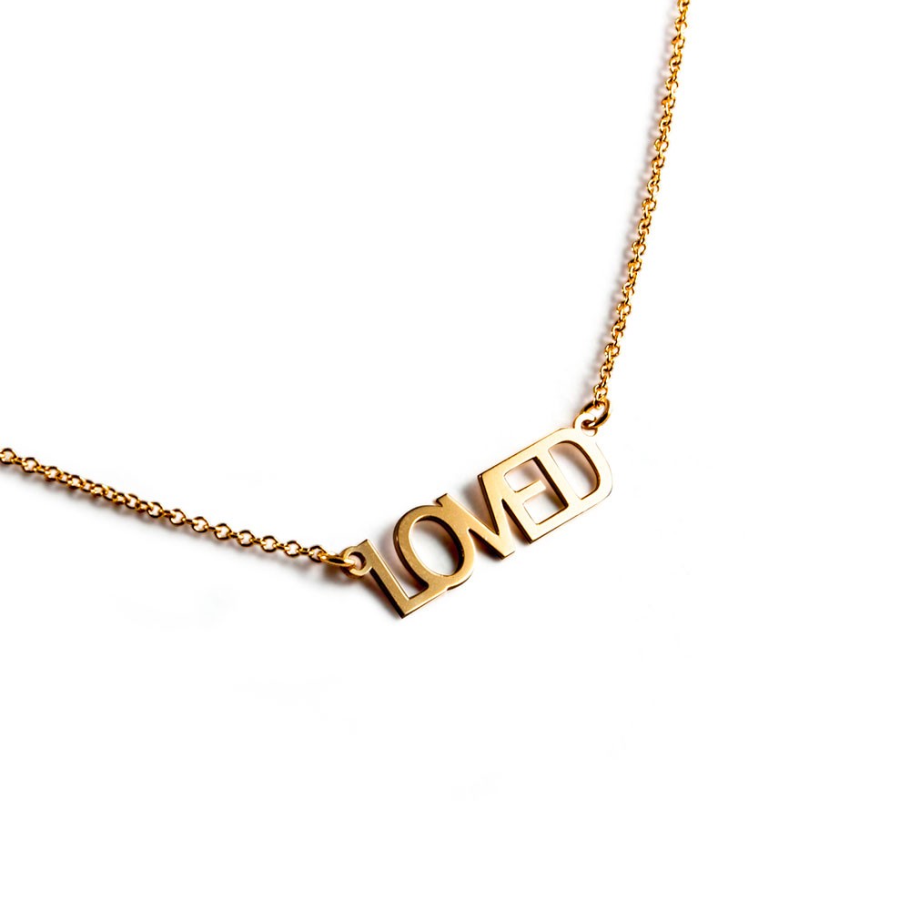 Yellow gold necklace