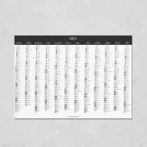 2025 Large Wall Calendar