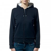 Women's black&white hoodie