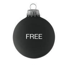 Christmas ornaments-Black-FREE