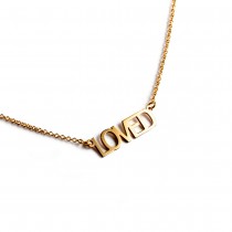 Yellow gold necklace