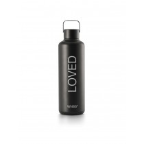 Equa Thermo Bottle Black LOVED