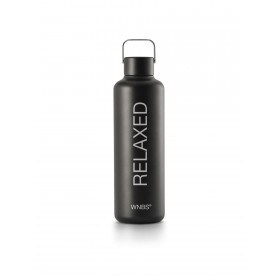 Equa Thermo Bottle Black RELAXED